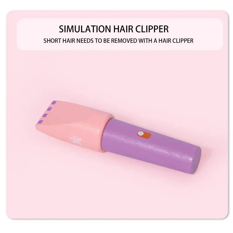 Girls Makeup Toys Pretend Play Beauty Salon Set Hair Styling toys for kids Hairdressing Simulation Set Birthday christmas gifts