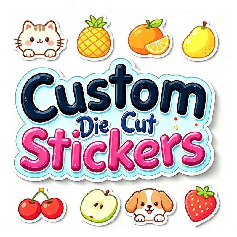 100 Stück Individuell Gestaltete Vinyl-Aufkleber, Geschäftsaufkleber, Etiketten, Gestanzte Niedliche Personalisierte Verpackungsetiketten, Hochzeits- und Partyaufkleber – Detail 1