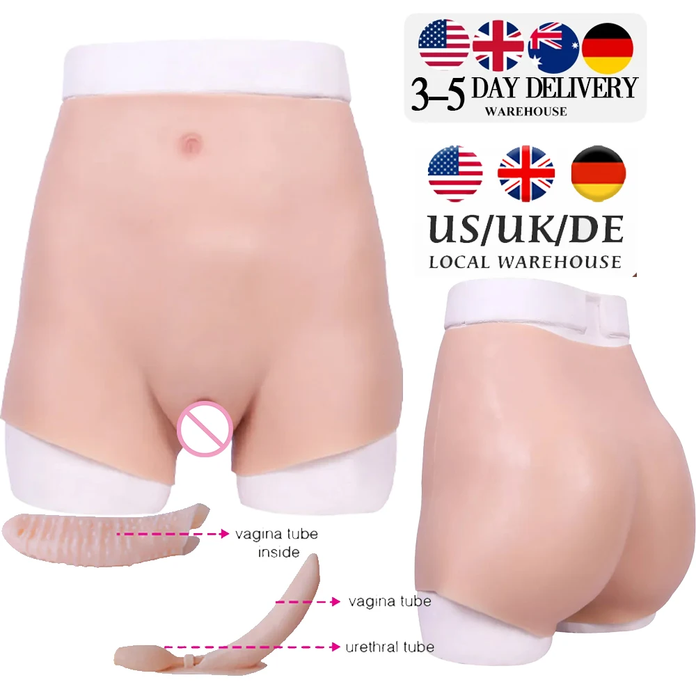 

Silicone Fake Big Hips And Buttocks Thickness Pad Women Realistic Sexy Butt Enhancement Padding Panties Shapewear crossdress