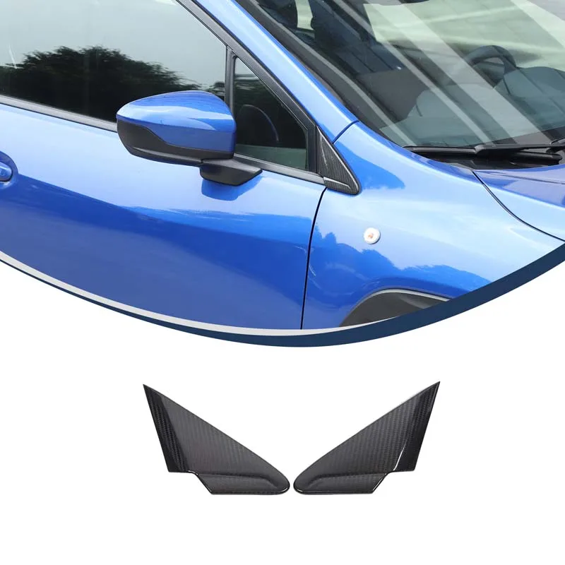 For 22+ models of Subaru WRX cars, front A-pillar triangle decorative cover, real carbon fiber car modification accessories