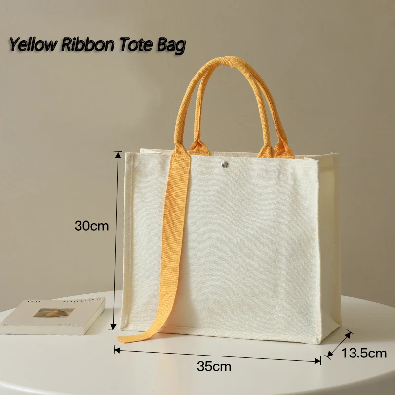 Custom Structured Canvas Handbag Personalized Logo Text And Design Printing Large Capacity Tote Bag Ideal For Wedding Supplies
