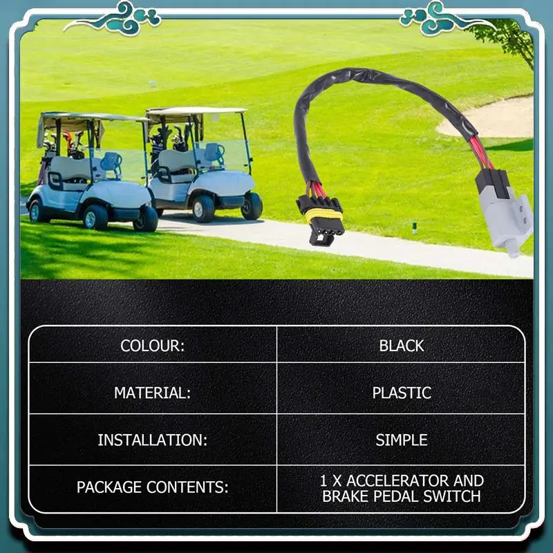 Reliable Accelerator And Brake Pedal Switch Electric For EZGO RXV Golf Cart 607605 610668 606711 612889 615747