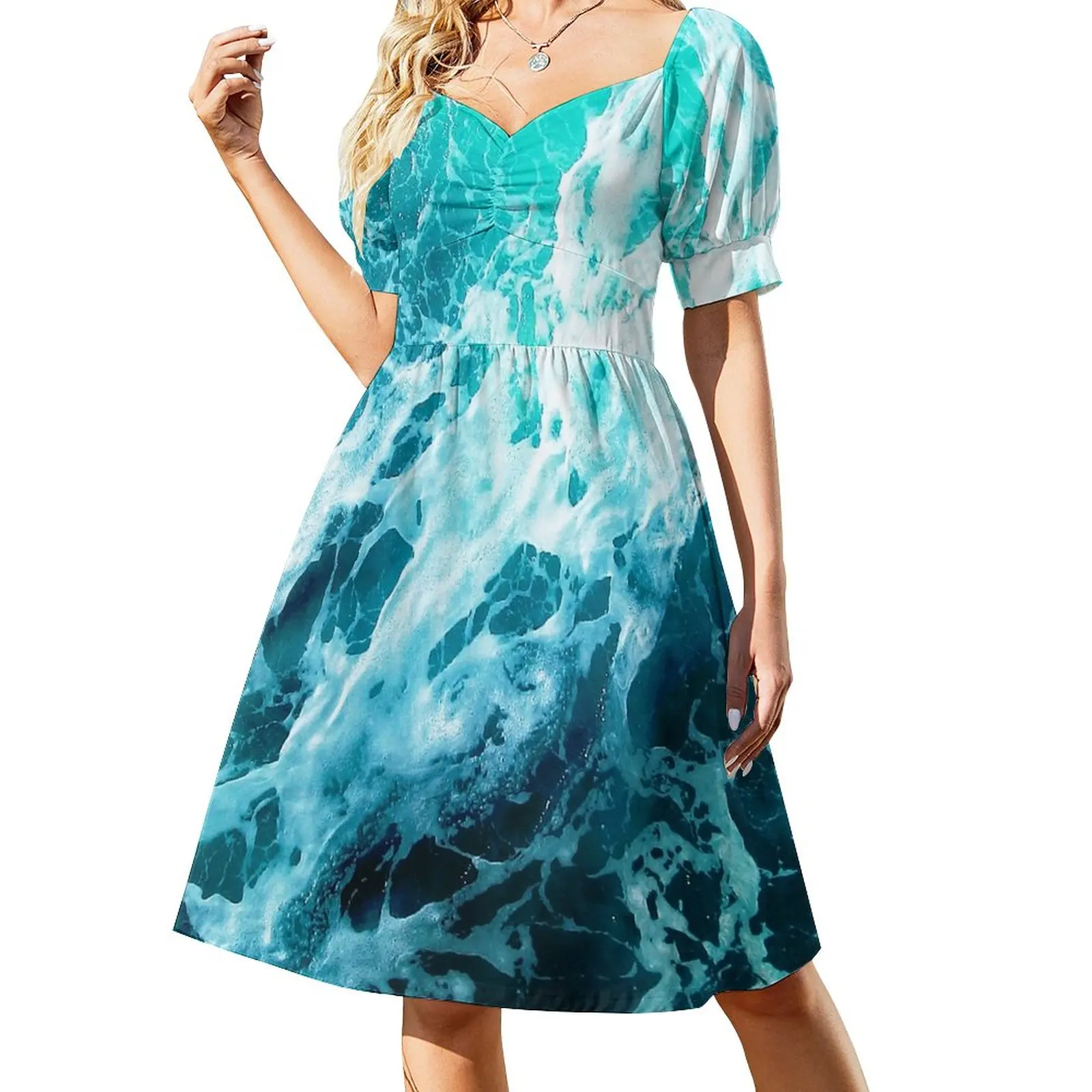 

Out there in the Ocean Sleeveless Dress prom clothes women's fashion dresses dresses for women