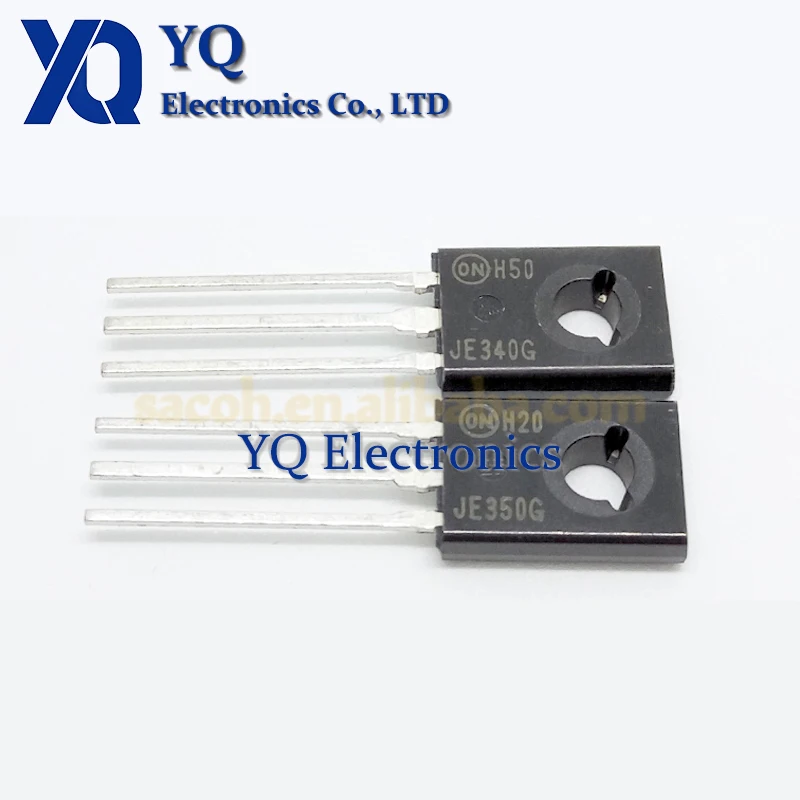 10Pairs MJE340G MJE340 JE340G + MJE350G MJE350 JE350G TO-126 0.5A 300V COMPLEMETARY SILICON POWER TRANSISTOR