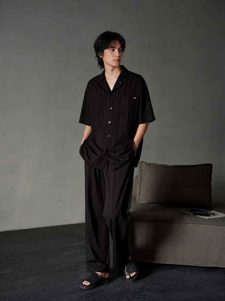 vetements-de-nuit-d'ete-pour-hommes-coupe-ample-en-coton-manches-courtes-pantalon-long-vetements-de-maison-decontractes-confortables-sensation-haut-de-gamme