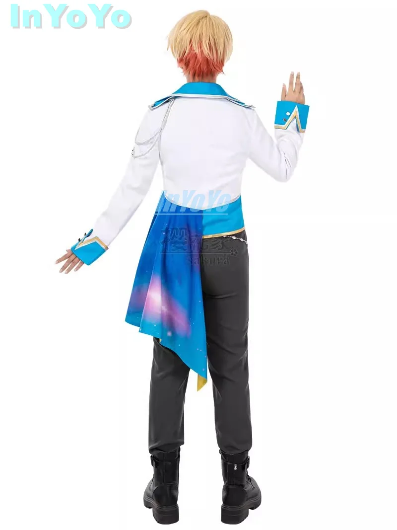 InYoYo Tenma Tsukasa Cosplay Project Sekai Costume PJSK Wonderlands×Showtime Fashion Uniform Suit Halloween Party Outfit Unisex