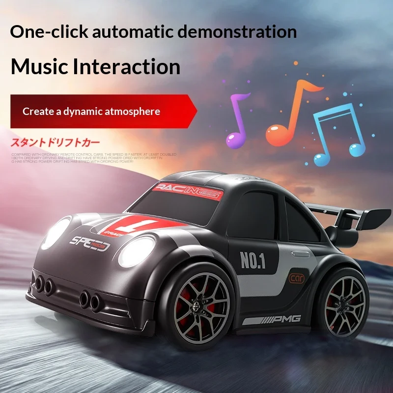 6L stunt car, more fun following escape mode, with lighting, music, sensor remote control, suitable for indoor and outdoor play