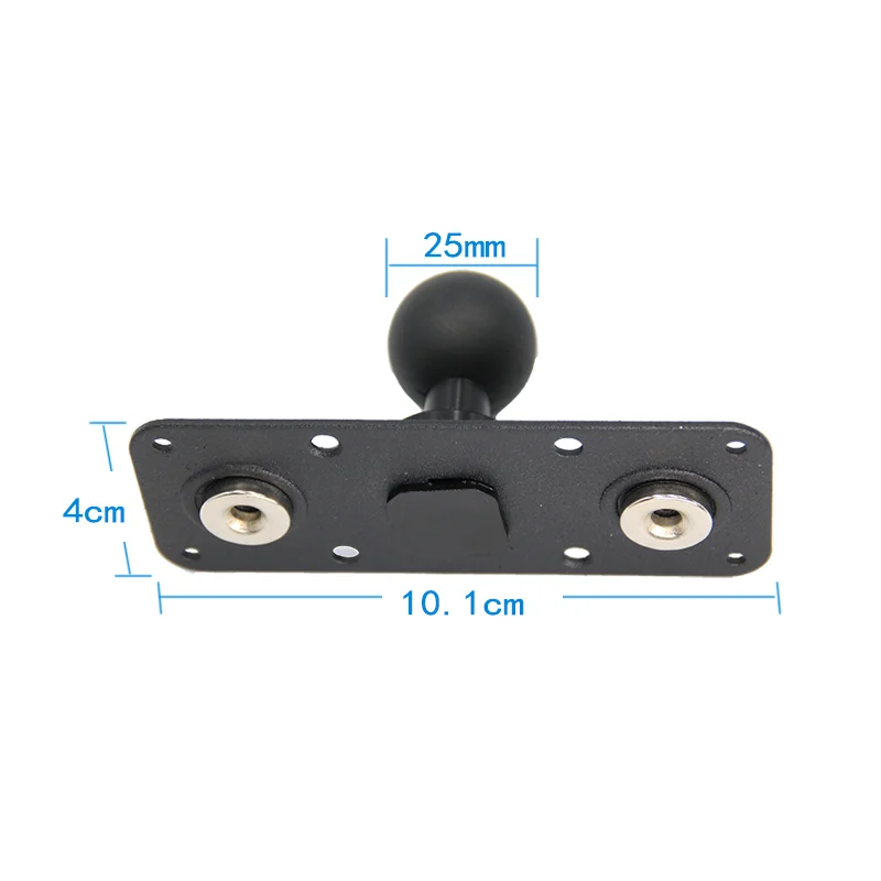 25mm głowica kulowa uchwyt panelu radia samochodowego do wspornika RAM do wspornika radia samochodowego ICOM IC-2730E/2730A/5100E wspornik oddzielający panel — zdjęcie produktu 2