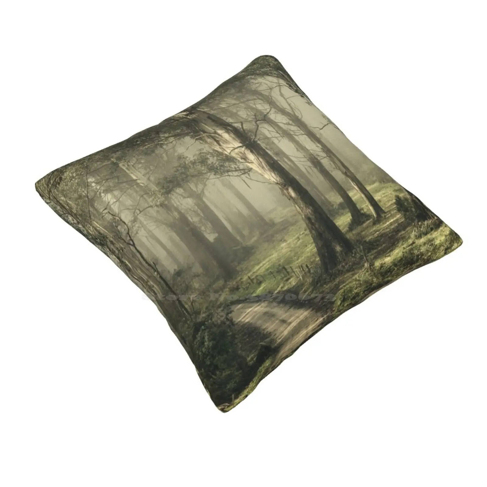 Silently Still Pillowslip Pillowcase Mt St Leonard Healesville Victoria Australia Winter Cold Freezing Fog Mist Trees Forest