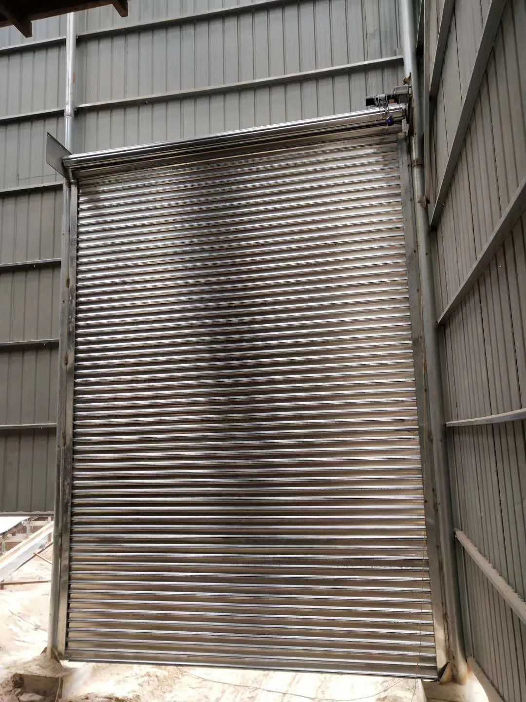 High Durability Aluminium Roll up Door Sliding Rolling Door Rolling Gate Windproof Roller Shutter Door