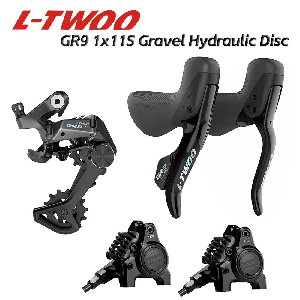 

LTWOO GR9-Disc 1x11s Road Hydraulic Disc Brake Gravel Groupset Carbon Fibre, 5 kit, Benchmark GRX