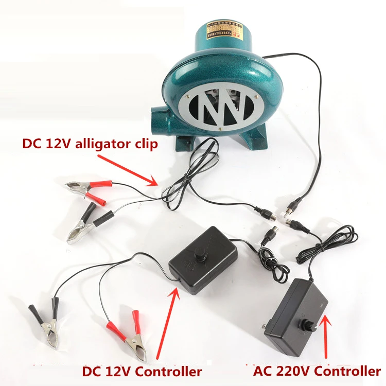 12V DC Household Blower 30W 40W 60W 80W 100W150W Adjust Air Volume PWM Speed AC 220V to DC12V Fan Barbecue Air Supply Cooling