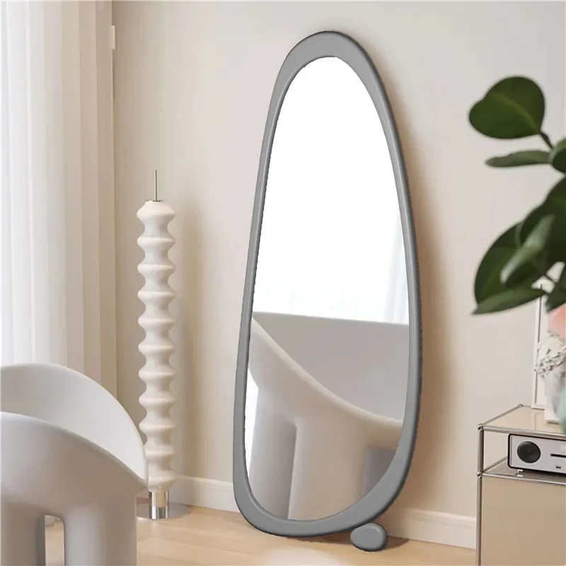

Cute Bedroom Mirror Korean Style Floor Girls Wavy Aesthetic Decoration Mirror Art Infinity Garden Spiegel Wand Home Products