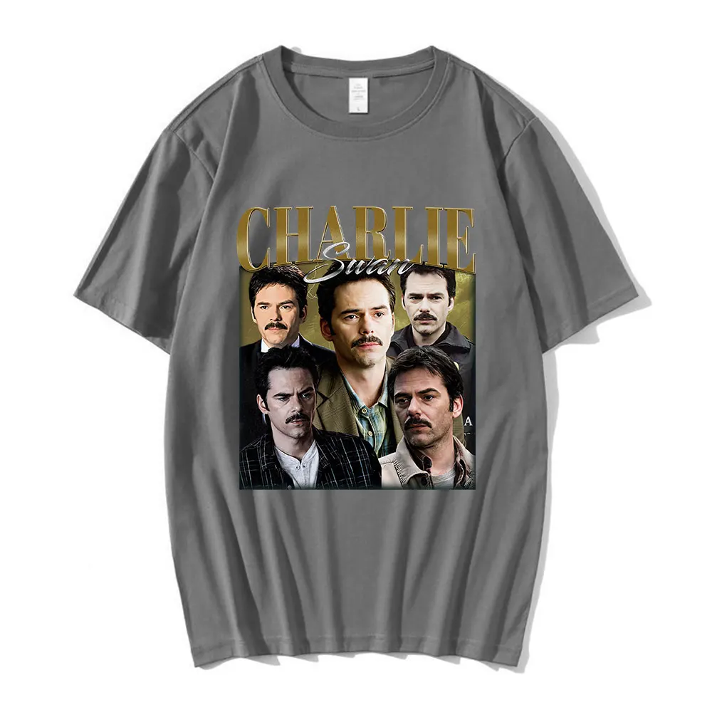 Billy Burke T Shirt Twilight Saga Charlie Swan Graphic T Shirts Men Women Clothing Cotton Short Sleeve Oversized Tee Shirt Y2K