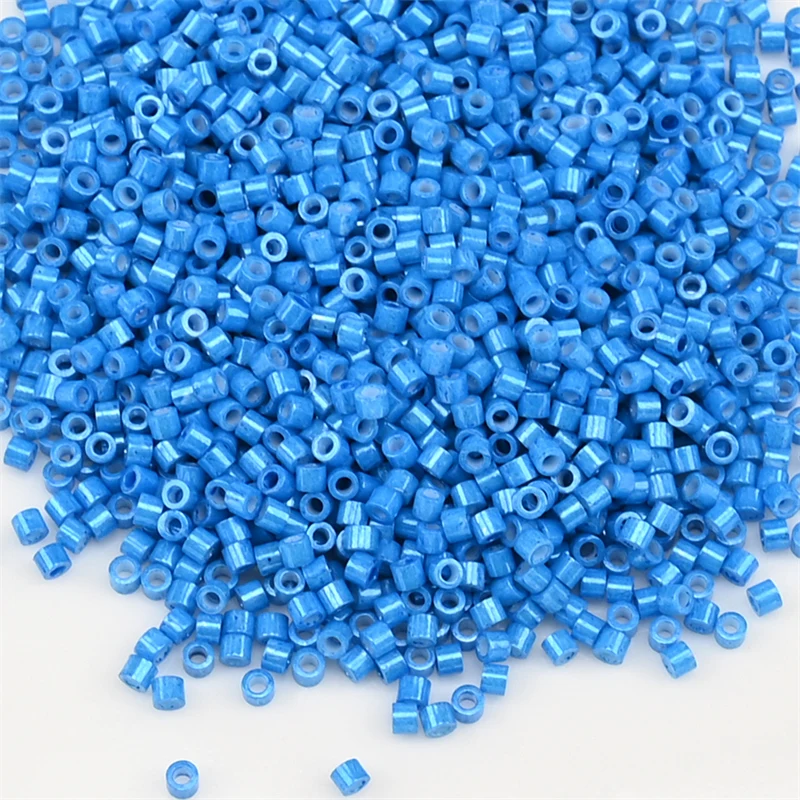 1000 Stück 1,6 x 1,3 mm japanische Glasperlen 11/0 für Statement-Schmuck, zylindrische Perlen, lose Perlen, DIY-Handarbeit, 5 Gramm/Beutel