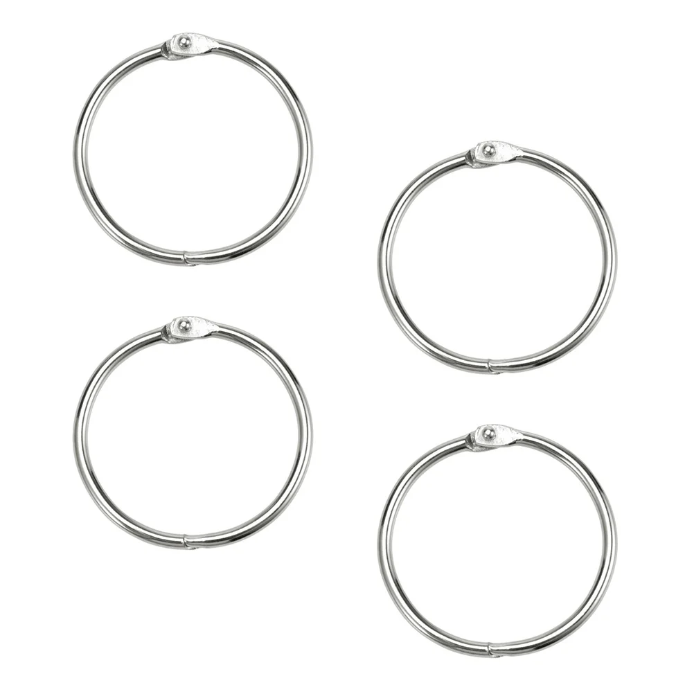 

100Pcs Opening Connective Hoops Metal Split Rings Sturdy Stainless Steel DIY Jewelry Keys Crafts Connective Rings