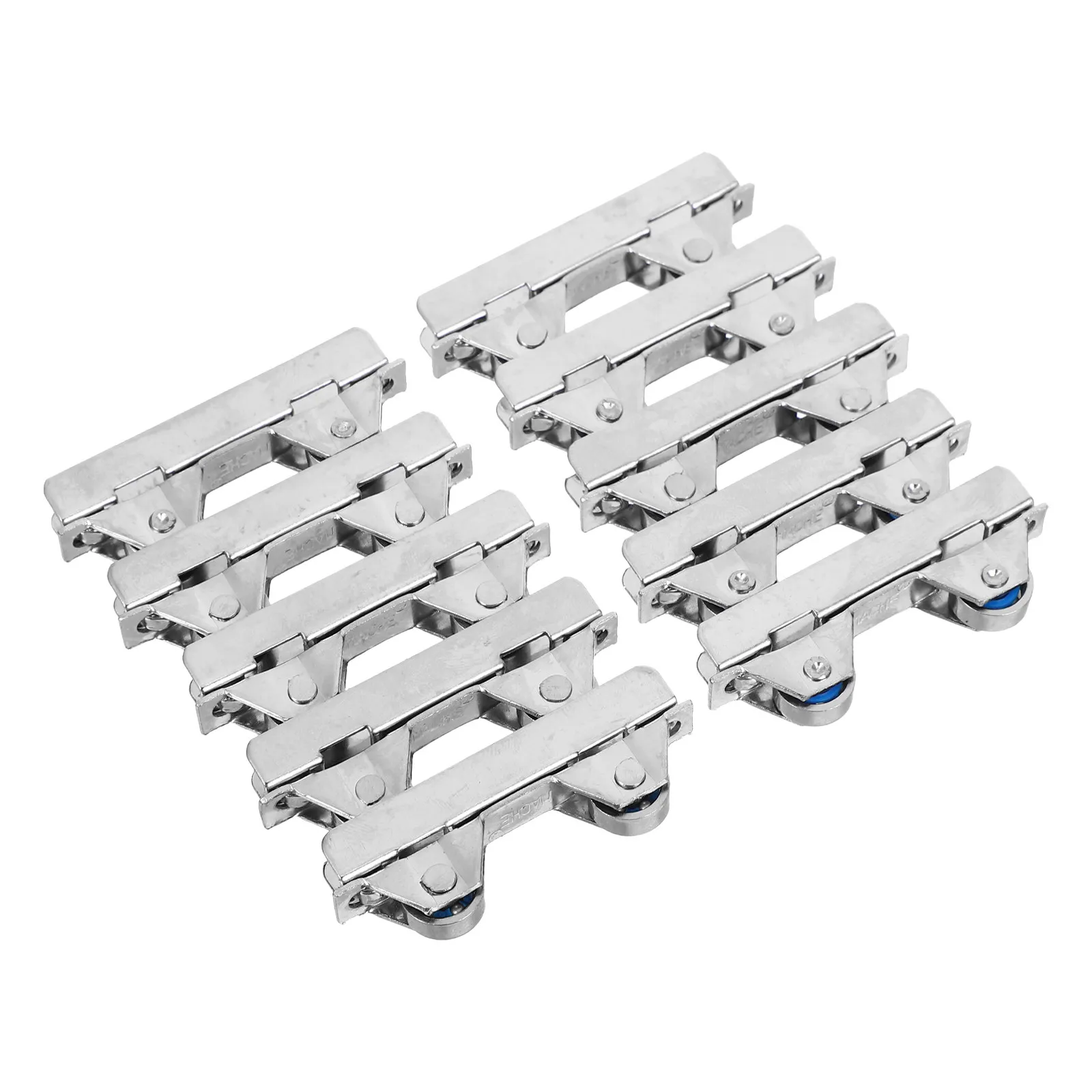 10Pcs Assembly Glass Sliding Door Roller Pulley Strong Load Bearing Smooth Glide for 6Cm Thick Showcase Window Replacement
