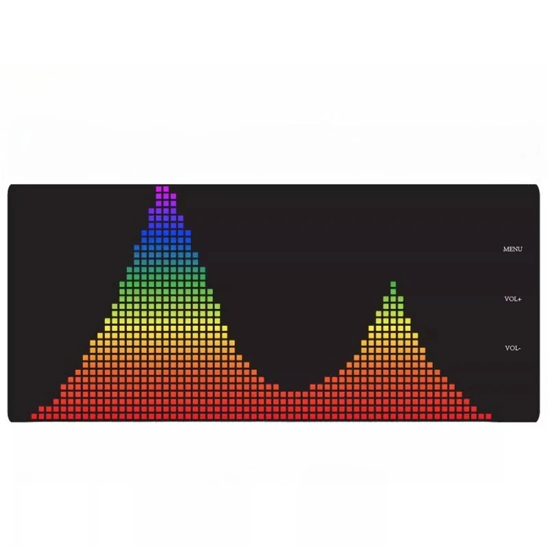 

Full color 64 segment 32 level LED music spectrum USB 5V rhythm atmosphere pickup screen voice control remote control touch