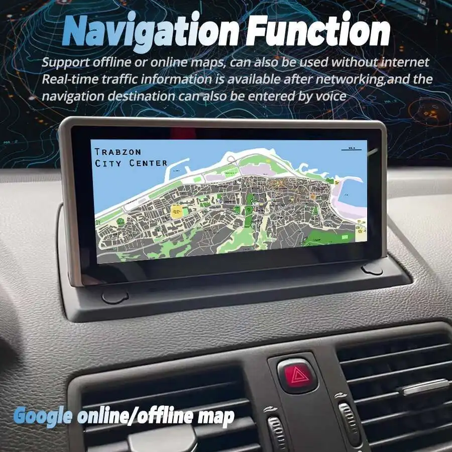 Layar Qled 8.8 Inci 256GB Android 14 Radio Mobil Multimedia untuk Volvo XC90 2004-2014 Navigasi GPS Nirkabel DSP Carplay 2din HU