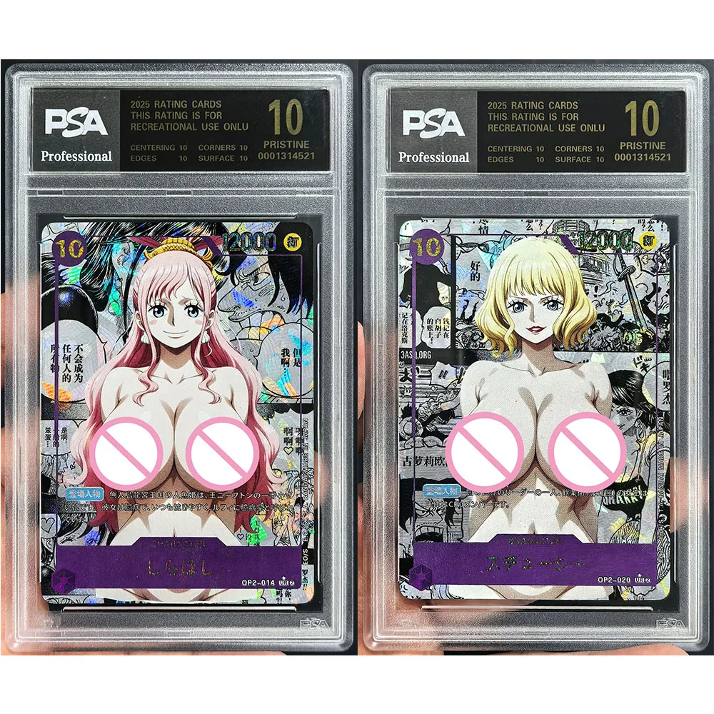 Anime Weiss Schwarz DIY ACG ONE PIECE Hancock Kikunojo Ulti Bonney Pudding Shirahoshi Collectible Card Toy for Boy Birthday Gift