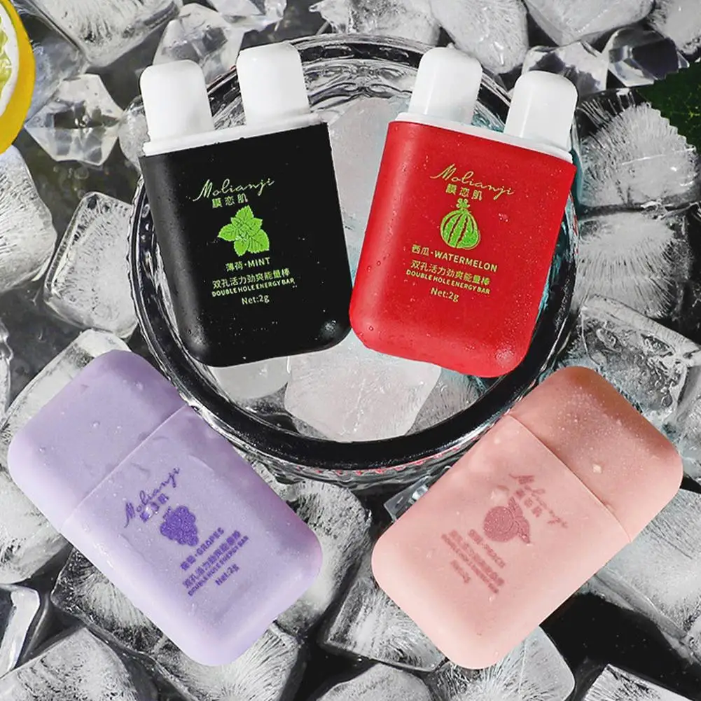 Nasal Energy Inhaler Double-Hole Tube For Refreshing Inhalation Cooling Nasal Energy Inhaler Portable For Driving & Studyin E8E5