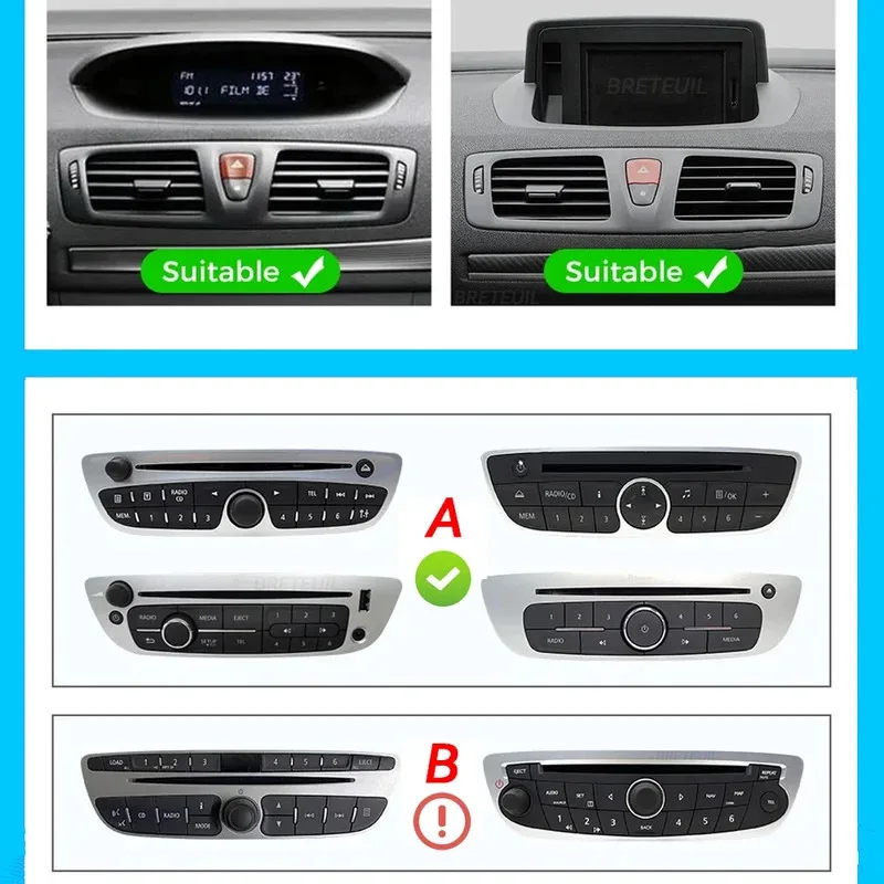 For Renault Megane 3 2008 - 2014 Car Radio Android Automotive Multimedia Player Navigation GPS Carplay Touch Screen Auto Stereo