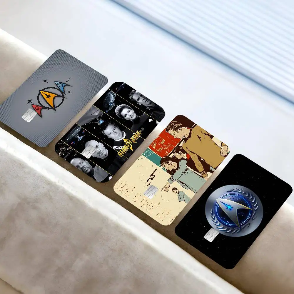 Classic Sci-Fi Series S-Star T-Trek Anime Cartoon Sticker Film Skin for Credit Card Debit Bank Bus Card