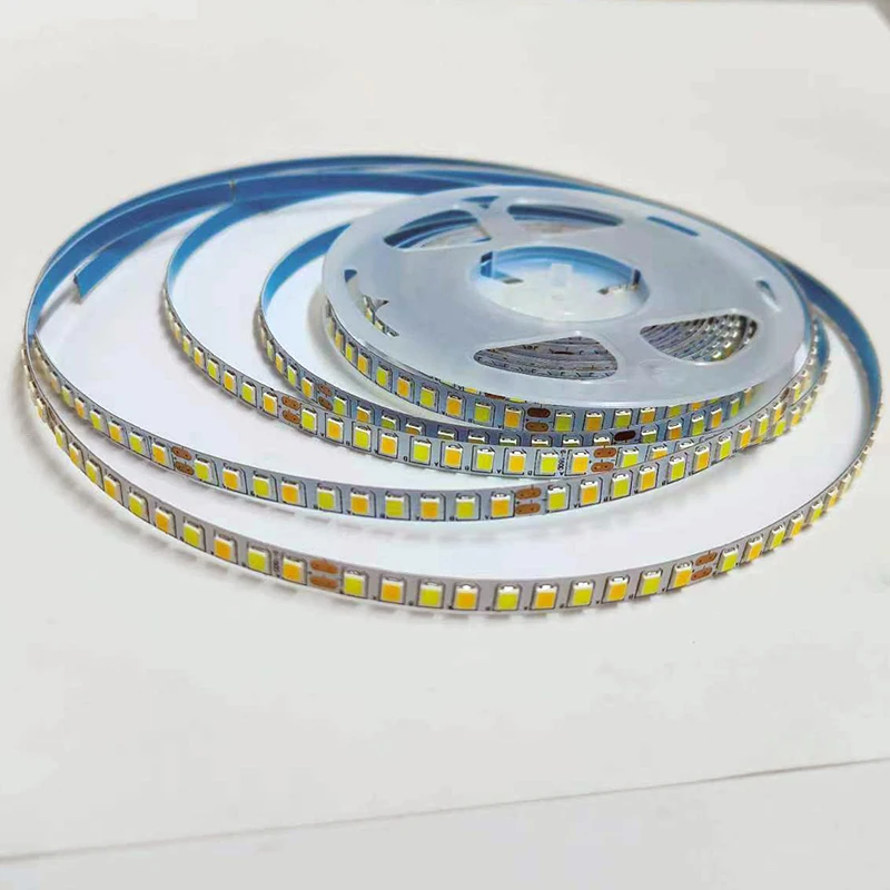 5meters 180D 2835-7mm-5B9C×2 Dual Colors Constant Current LED Strip for repairing chandeliers，LED ribbon.