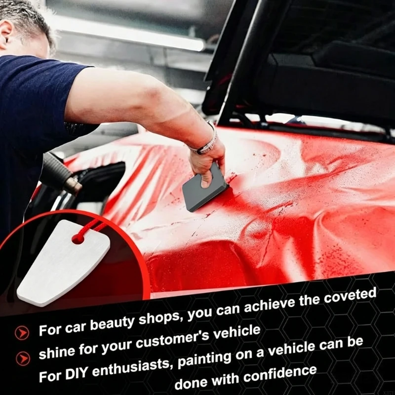 Professional Alloy Scraper Tool For Efficient Removal Of Paint Runs Sagging Stains And Overspray On Automotive Surfaces