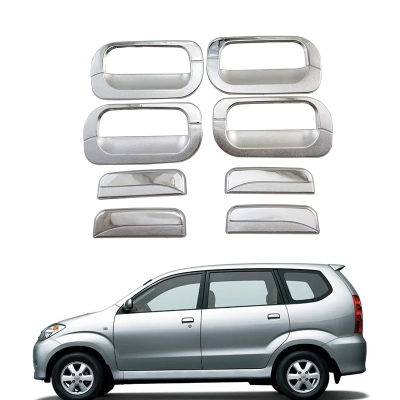 

Для Toyota Avanza 2003 2005 2006 2008 2010 2011 ABS Внешние детали дверные ручки чаши Крышка Аксессуары