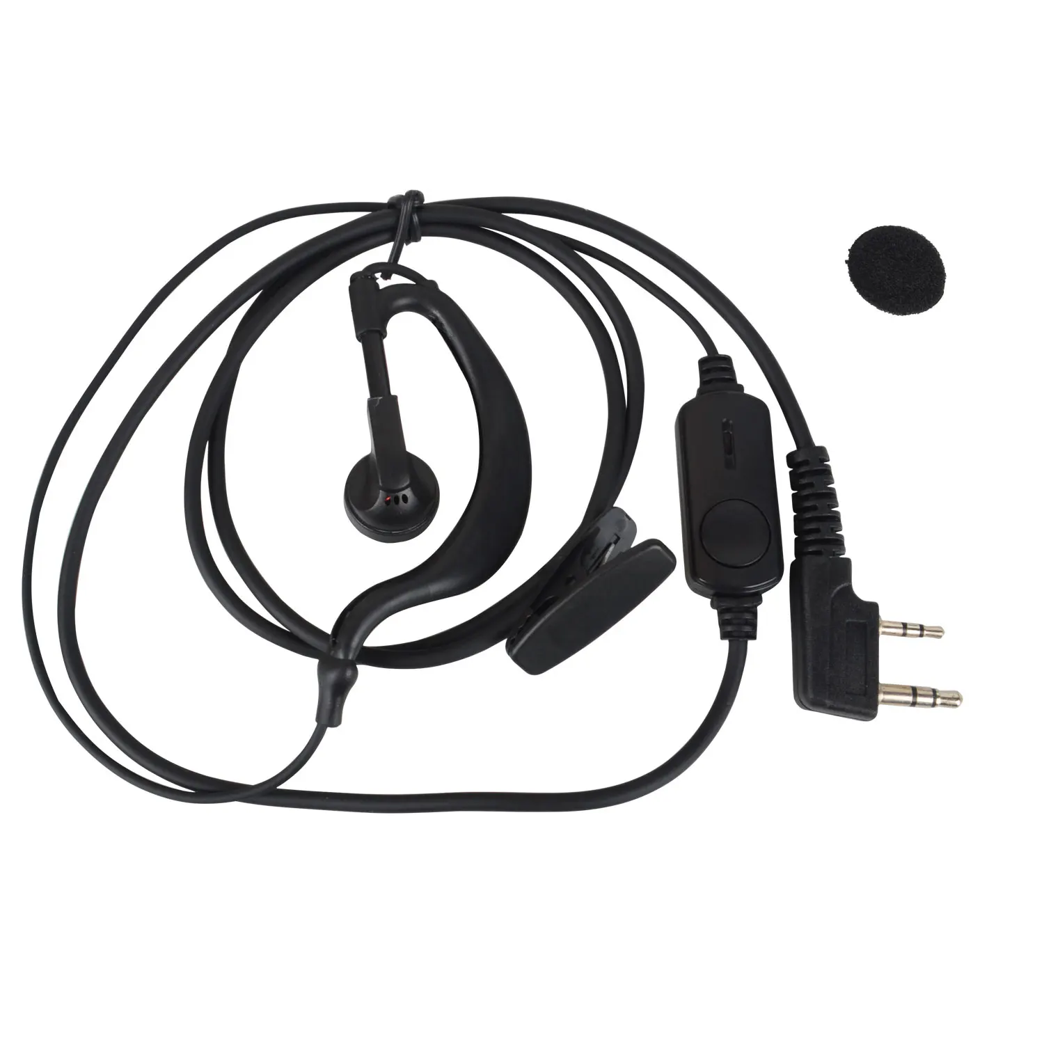 Wired Mic Headset Handheld Walkie Talkie Ohrhörer mit PTT K-stecker Kopfhörer für Baofeng BF-480 PuXing Zwei Funkgeräte