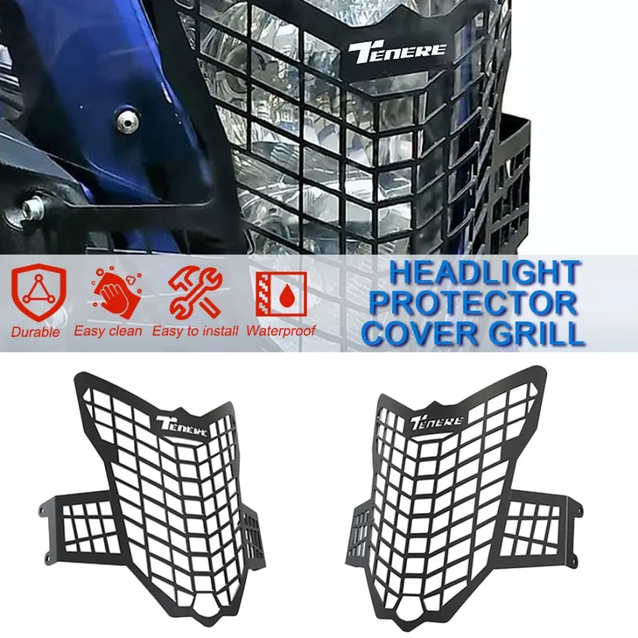 

Motorcycle FOR YAMAHA XT660Z Tenere 2008-2016 CNC Headlight Guard Grille Cover Radiator Guard 2015 2014 2013 2012 2011 2010 2009