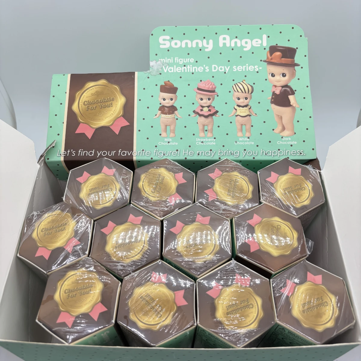 

Мини-фигурка Sonny Angel 2015, серия «День святого Валентина», слепая коробка, выглядит как вкусный, как шоколад SAS65212