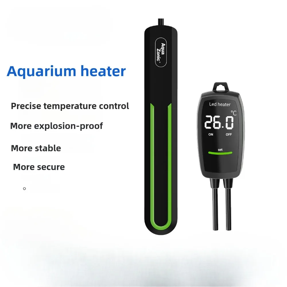 

Submersible Aquarium Heater 200W Automatic Constant Temperature Smart Adjustable Fish Tank Heater Thermostat Overheat Protection