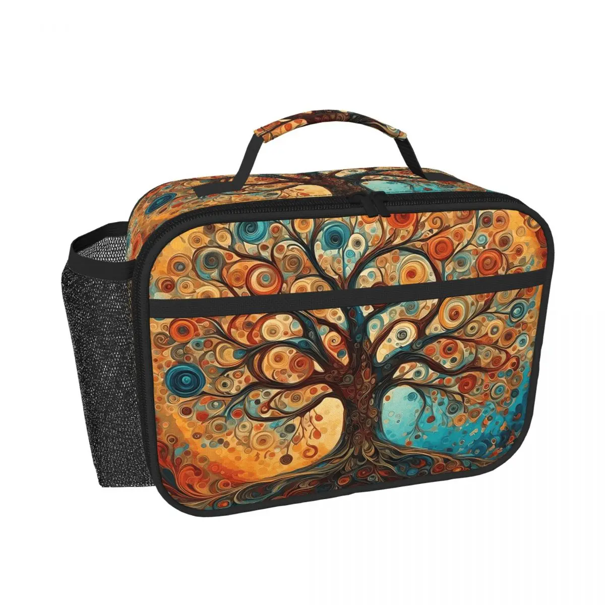 Tree Of Life Insulated Lunch Bag for Women Children Portable Food Boxes Thermal Lunch Box Tote