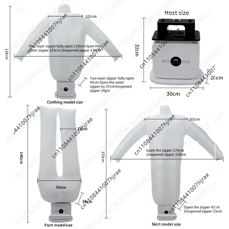 Portable compact dryer, electric, mini dryer HW-H01