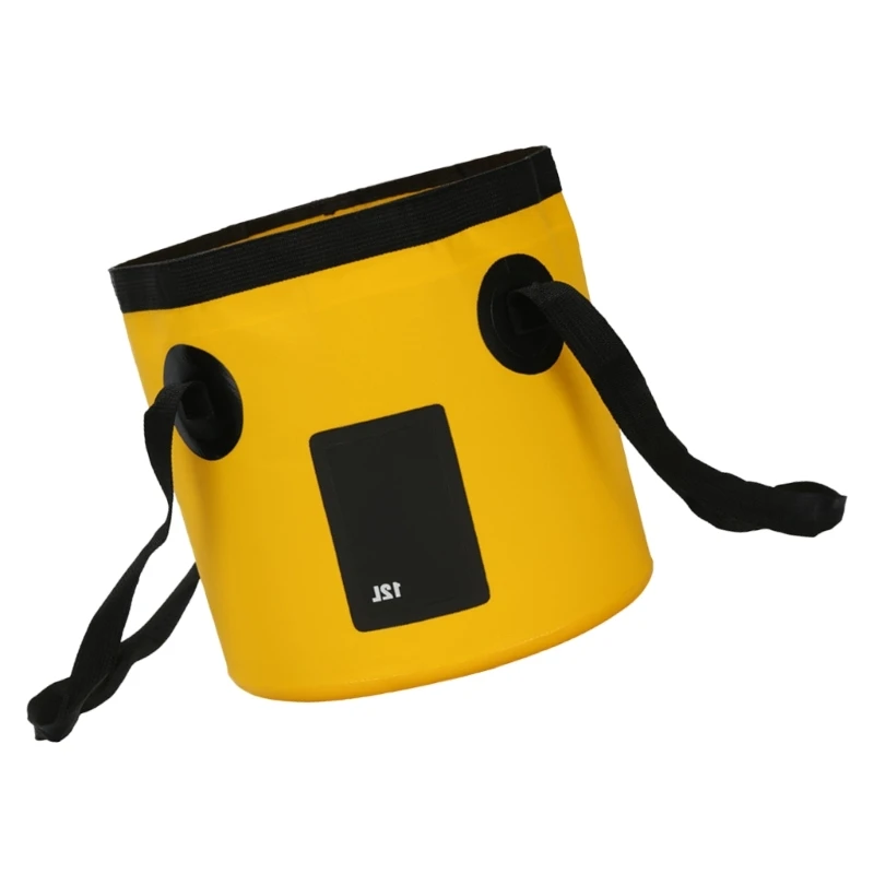 12L Portable Folding Bucket, Foldable Fishing Bucket, Camping Water Storage Drop Shipping