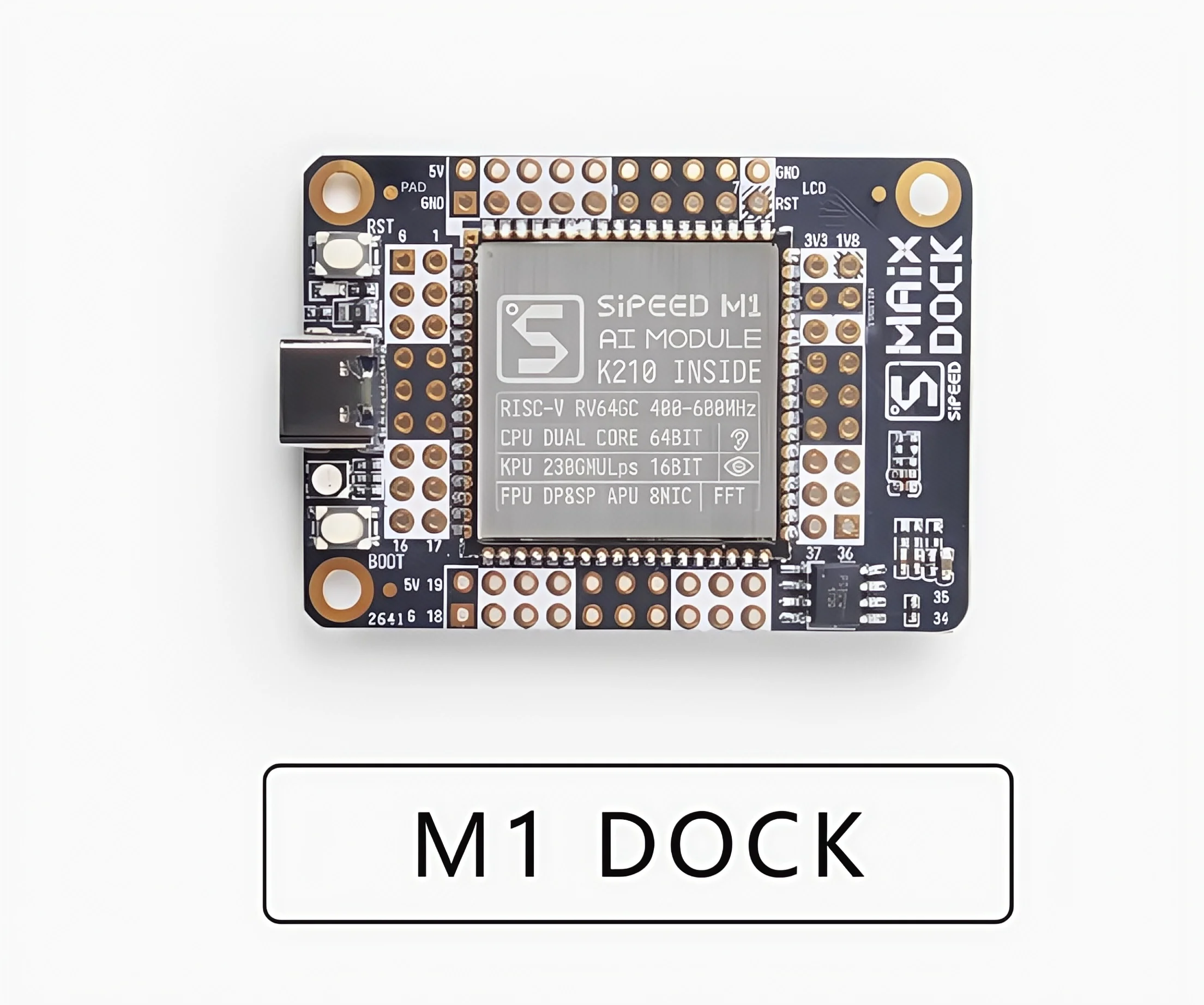 

Sipeed Maix M1 Dock M1W Dock K210 AI+IoT Deep Learning Vision Development Board