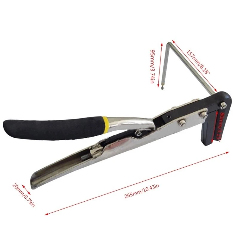 R9UF BENEND PLIER BENDE AÇO PLIER CLAMP CLAMP CANAL LETRA TOLA PENGUIN DOBRILHO