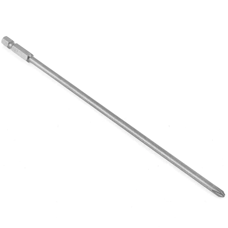 Imagem -04 - Uxcell 200 mm Longo Ph2 Phillips Chave de Fenda Elétrica Magnética Bit Hex Shank 4.5 mm Cabeça Cruz Parafuso Driver Bit Braço Longo