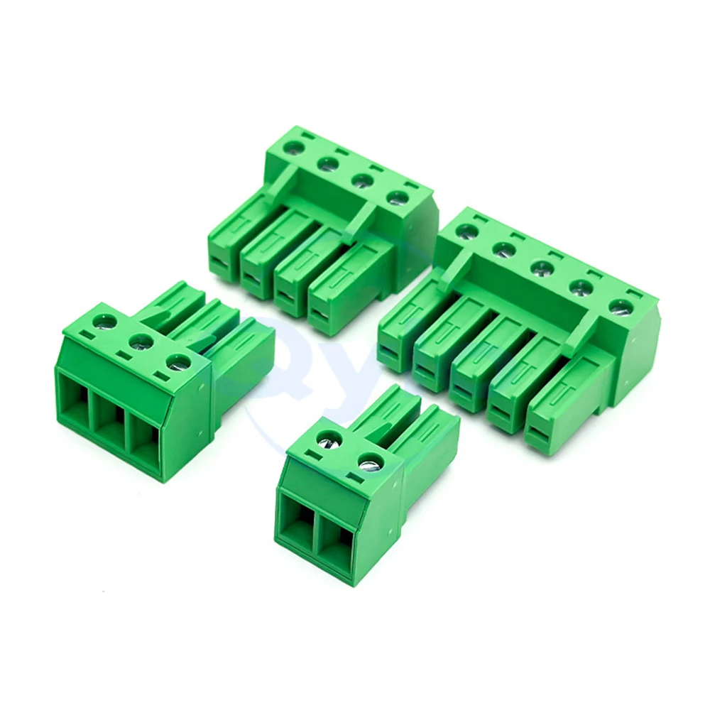(1 pcs) 2EDGSK - 7.62mm Plug-in PCB Terminal Block 2-12P Copper Eco-Friendly Flame-Retardant Green Connector Socket 15EDGSK 7.62