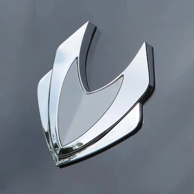 3D Shield Metal Sticker Self-adhesive Easy Install Shield Metal Emblem Badge for Car Moto Vehicle Decoration Accessories 3