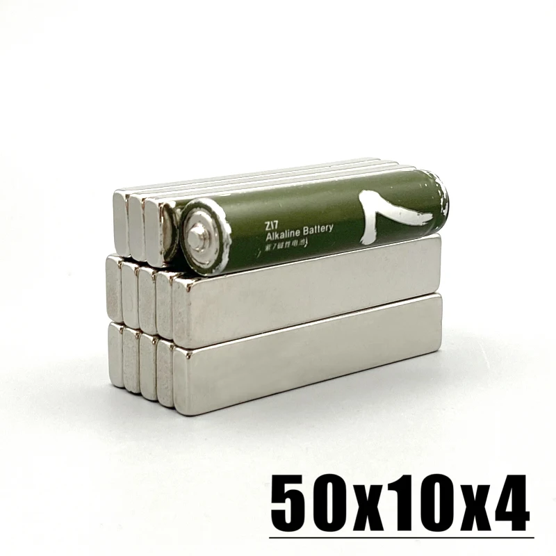 1/2/3/5Pcs Magnet 50x10x4mm N35 NdFeB MAGNET 50*10*4mm Neodymium Magnets 50 x 10 x 4MM Imanes 50*10*4