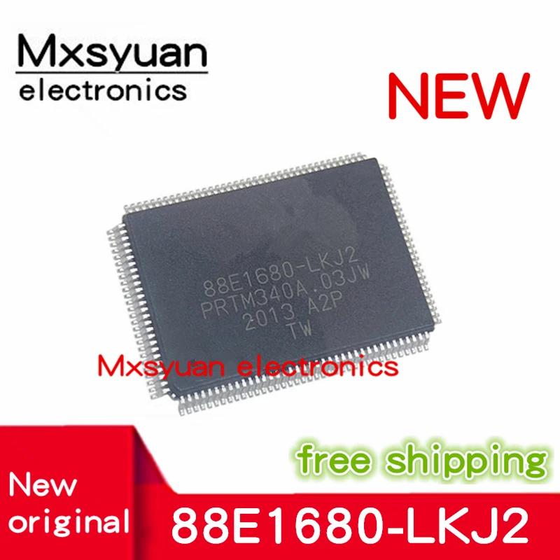 

1PCS~10PCS/LOT 88E1680-LKJ2 88E1680 QFP128 New original free shipping