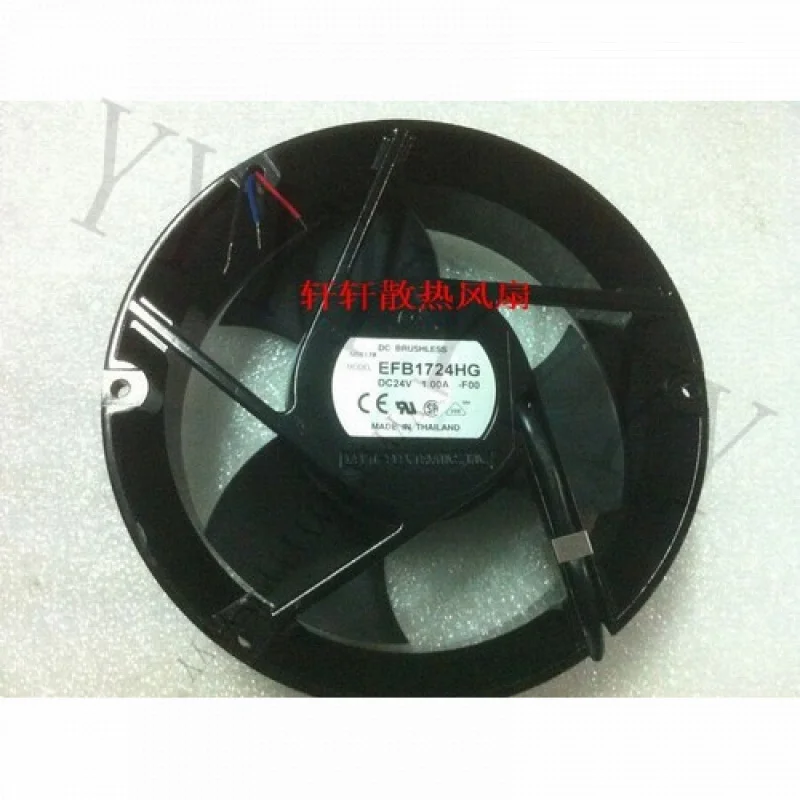 Y+ สำหรับ Delta EFB1724HG 17CM 17251 24V 1A พัดลมแบบ 3 สาย 2 ลูกปืน ลมแรง
