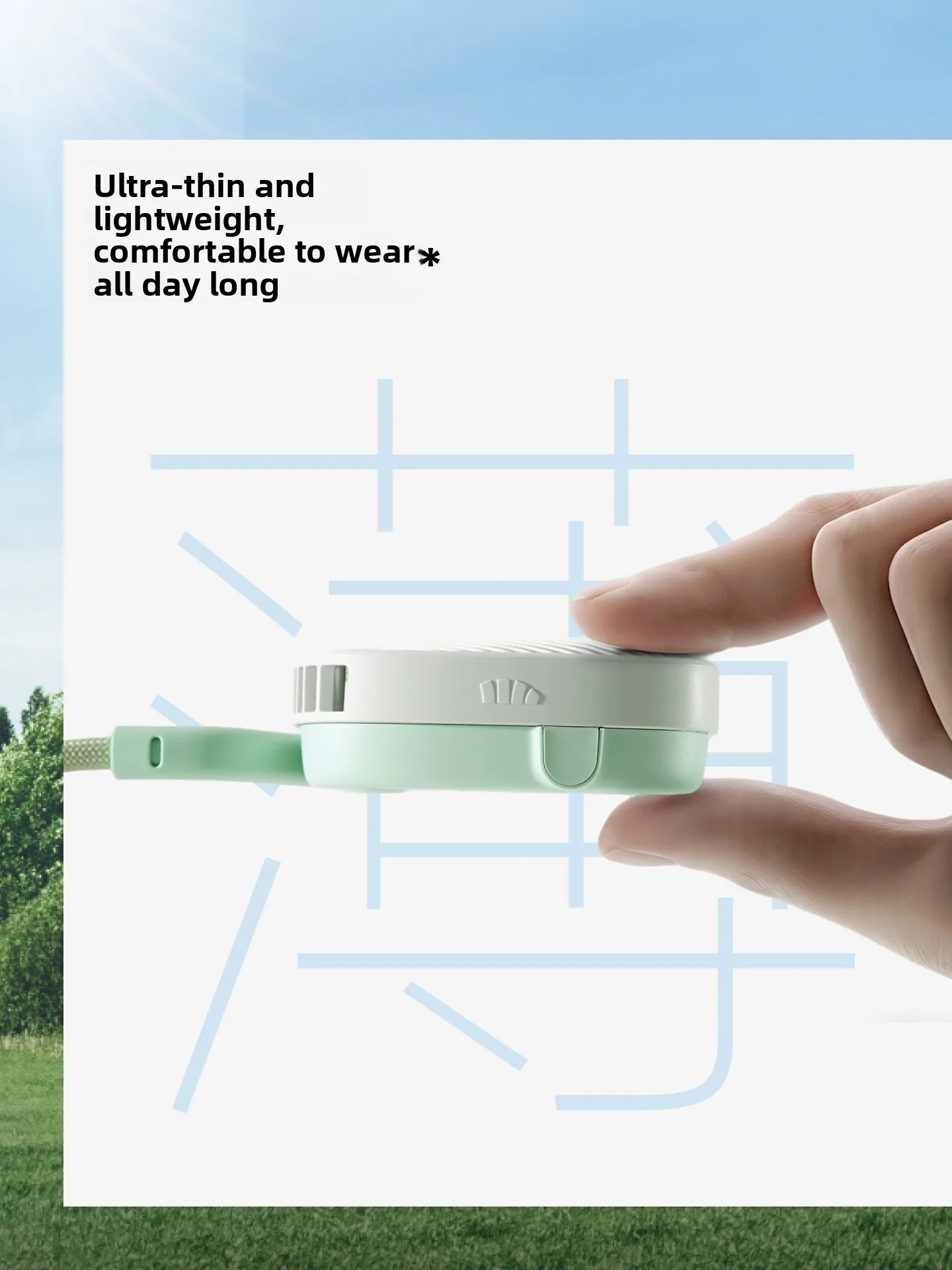 Halter Neck Fan 2026 New Slim, Lightweight, Portable Rechargeable, Ultra-Long Battery Life, Silent Mini Air Conditioner