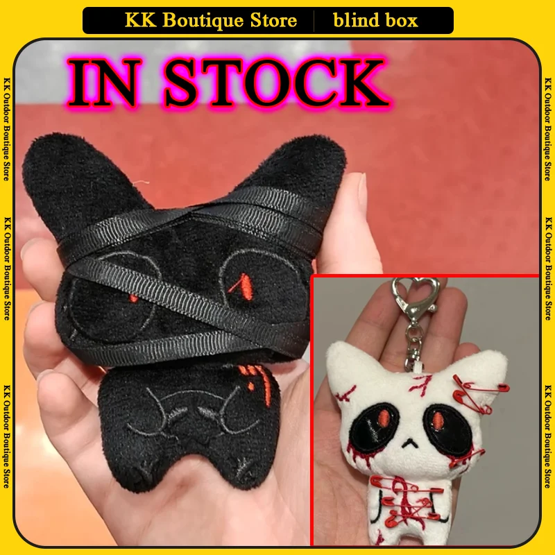

In Stock Horror Plush Keychain Halloween Creepy Bloody Monster Toy Cosplay Party Bag Pendant Scary Accessories Christmas Gifts