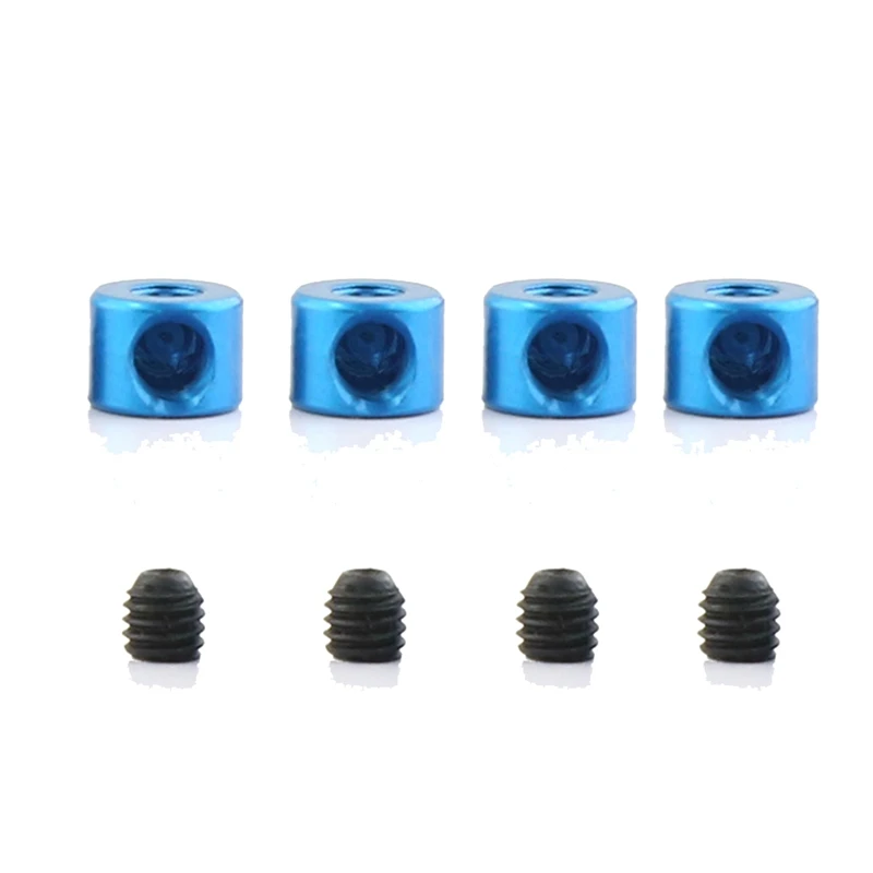 Sway Bar Lock Nut Paint Stir Sticks Anti Roll Bar Limit Buckle For Tamiya RC Car ,4Pcs/Lot Metal