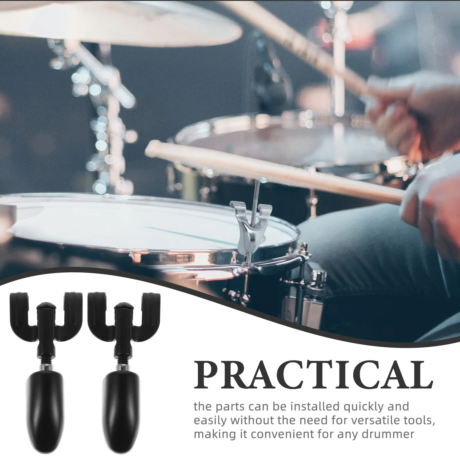 2 قطعة مخلب الصلب لطبول باس مخلب كمين مجموعات أجزاء الطبل كمين طبل ملحق قرع أداة الملحقات #6
