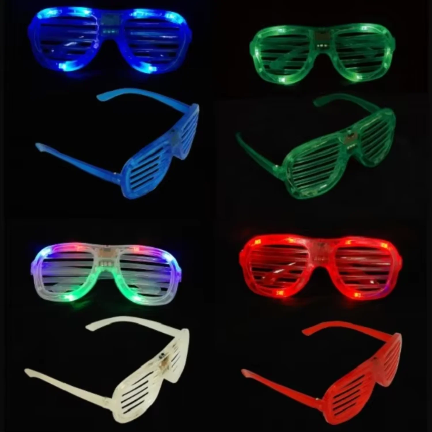 Led Glowing Party Glasses LED Shutter Sunglasses